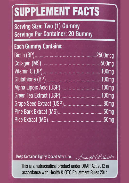 BINAGIN Biotin hair/skin/nails (Cherry)