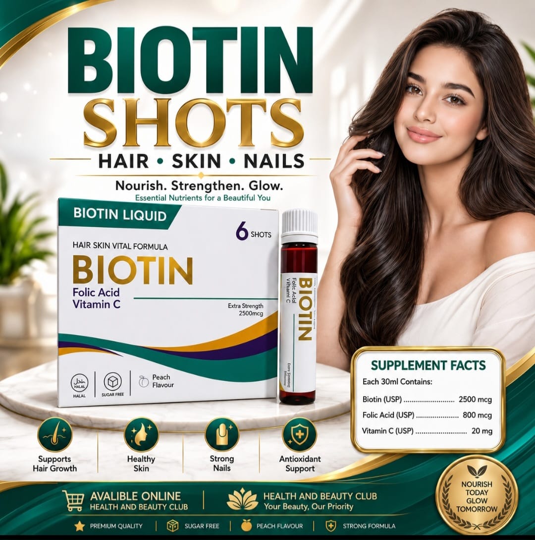 Biotin Shots For Hair-Skin-Nails
