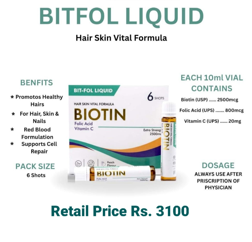 Biotin Shots For Hair-Skin-Nails